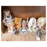DOLLS, STUFFED ANIMALS, SAND ANIMALS, AUSTRALIAN