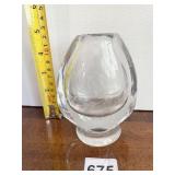 KOSTA BODA ETCHED LOVE BIRDS VASE