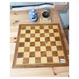 SEPTA TOKEN, CHESS BOARD, SHARP ALARM CLOCK AND