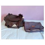 ADIDAS DUFFLE BAG AND LAPTOP BAG