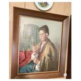 OIL PAINTING SIGNED HANS HORVATH PORTRAIT OF AN