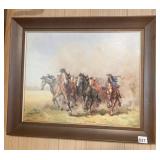 PAINTING BY ELAMAN (ELEMER) KOVACS (HUNGARY 1930