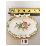 HEREND ASHTRAY OVAL 5.5"