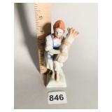 1941 HEREND HAND PAINTED GIRL W/ WHEAT FIGURINE