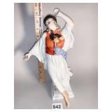 HEREND HUNGARIAN LAD, DANCING PORCELAIN FIGURINE