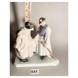 HEREND PORCELAIN HAND PAINTED FIGURINE PEASANT