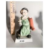 HEREND BOY W/ BOOT PORCELAIN FIGURINE NUMBER 5453