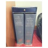OXFORD ENGLISH DICTIONARY IN 2 VOLUMES WITH BOX