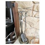FIREPLACE TOOL SET 3 PC. W/ STAND