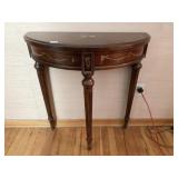 ETHAN ALLEN FLATWALL PAINTED FLOWERS ON TOP 33" H