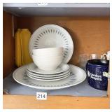 MIKASA JAPAN FINE CHINA ROUND PLATTER, BREAD