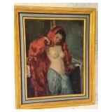 EASTERN DANCER BY J. CZENCZ (1947) OIL ON CANVAS