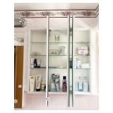 MEDICINE CABINETS INCLUDING HAND SOAP, RAZOR