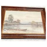 SIGNED PRINT BY KC HARTSON, 26X19 FRAME,