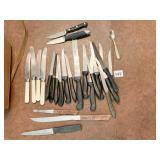STEAK KNIVES, CARVING KNIVES,