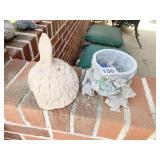 RABBIT PLANTER, MINT COVERED IGLOO