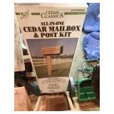 CEDAR CLASSICS MAILBOX POST