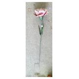 GARDEN STEAK WITH LARGE BLOOMING FLOWER MEDAL 48