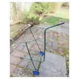 LEAF CADDY CART FOR COLLECTING LEAVES TO HOLD