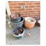 ASSORTED DECORATIVE PLANT LARGE GRAY ONE IS