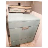 VINTAGE SEARS LADY KENMORE GREEN ELECTRIC DRYER