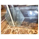 OCTAGON GLASS 17" X 17" 2 PIECES