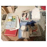 HOOK RUGS, PAINTS, DRAPERY HOOKS