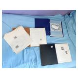 STAMP COLLECTING BOOKS, US AND FOREIGN STAMPS