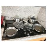 WOLFGANG PUCK POTS AND PANS AND OTHERS