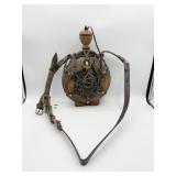 WOOD W/ WRAPPED LEATHER CANTEEN