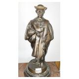 BRONZE 16" H JANOS BESZEDES LASZLO SCULPTURE