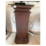 FLUTED PEDESTAL 36" H X 13" W X 13" D