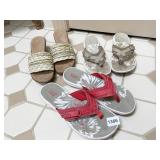 3 PAIRS SANDALS SZ. 8