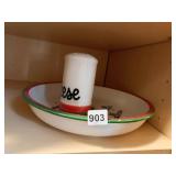 VINTAGE BALDERE ITALY PASTA BOWL WITH MATCHING