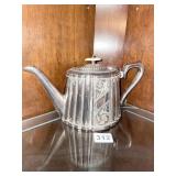 HALLMARKED SILVERPLATE TEAPOT