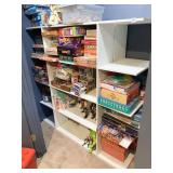 WHITE CUBE STORAGE STAND, 62X11X61, NO CONTENTS