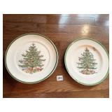 SPODE PLATES AS PICTURES SOME EDGE RUBBING