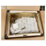 NEW SINK W/ SOAP DISPENSER BRONZE FINISH