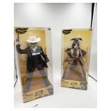 LONE RANGER AND TONTO FIGURES IN ORIGINAL