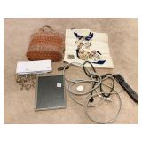 SHOWER CURTAIN LINER AND HOOKS, EXTENSION CORD