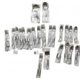 KING RICHARD STERLING FORKS, SPOONS, ETC. NEVER