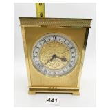 HARD TO FIND LUXOR - WIND UP GILT BRASS 7.5" X