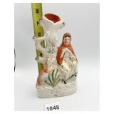 STAFFORDSHIRE FIGARO SPILL VASE OF LITTLE RED