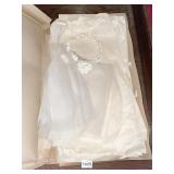 VEIL AND SATIN PILLOW