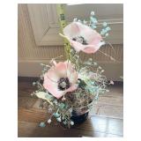 CHINESE BOWL W/ ARTIFICIAL ARRANGEMENT