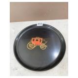COUROC MID CENTURY VINTAGE SERVING TRAY, BUGGY,