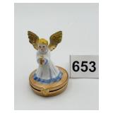 ROCHARD HAND PAINTED LIMOGE FRANCE HEART SHAPE