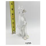 BACCARAT FRANCE 6.5" DOG FIGURE NO DAMAGE