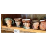 5 ASSORTED SMALL ROYAL DOULTON TOBY MUGS
