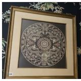 FRAMED EYE-CATCHING MANDALA